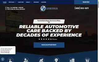 Thompson's Auto Repair & Towing website