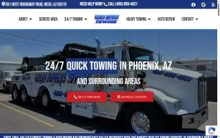 Valley Express Towing Phoenix - Cars, Heavy Duty and Semi Tow Trucks website