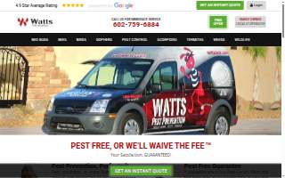 Watts Pest Prevention | Pest Control Phoenix