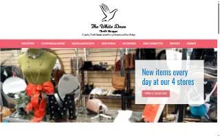 White Dove Thrift Shoppe website