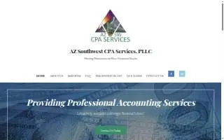 AZ Southwest CPA Services, PLLC of Oro Valley website