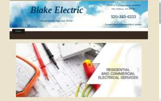 Blake Electric LLC of Oro Valley website