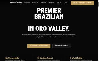 Carlson Gracie Oro Valley website