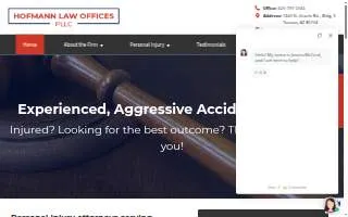 Hofmann Law Offices, PLLC website
