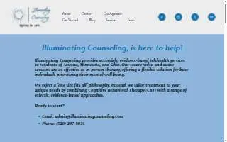 Illuminating Counseling, LLC website