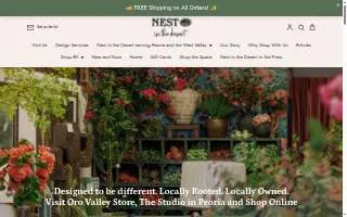 Nest in the Desert website