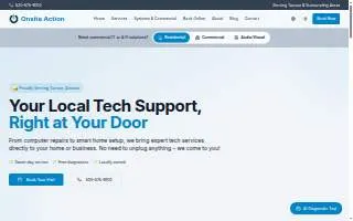 Onsite Action Mobile Computer Experts website