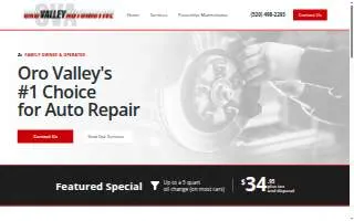 Oro Valley Automotive website