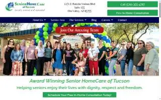 Senior Home Care of Tucson website
