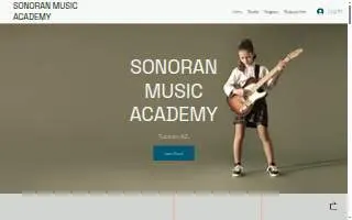 Sonoran Music Academy of Oro Valley website