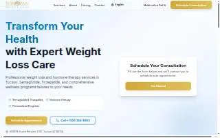 Sonoran Weight Loss website