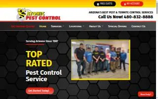 Atomic Pest Control of Payson website