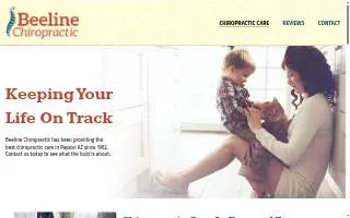 Beeline Chiropractic website