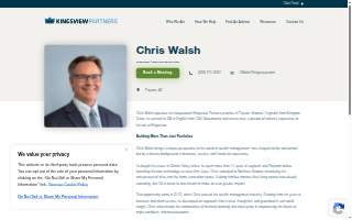Chris Walsh - Kingsview Partners