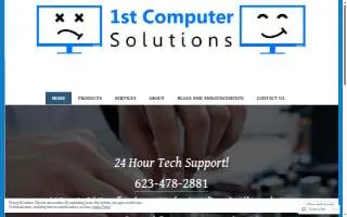 1st Computer Solutions website