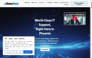 DataFast website