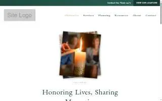 Heritage Funeral Chapel website