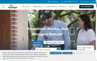 HomeTeam Pest Defense of Peoria website