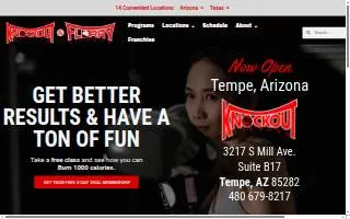 Knockout Fitness of Peoria website