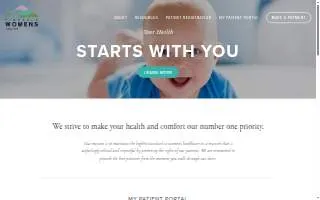 Pinnacle Womens Center website