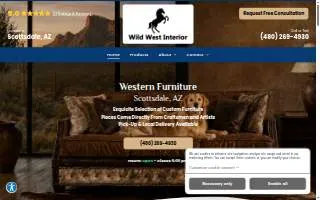 Wild West Interior website