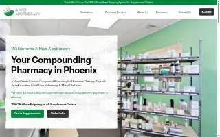 A Nice Apothecary website