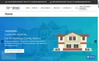 Advanced Lock Service website
