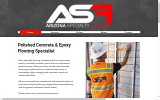 Arizona Specialty Flooring website