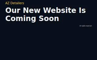 AZ Detailers website