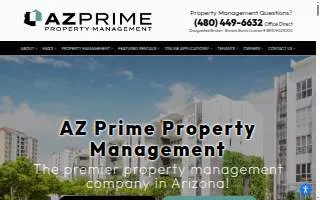 AZ Prime Property Management website