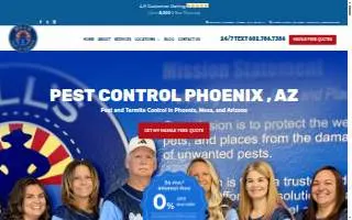 Bills Pest Termite Control of Phoenix website