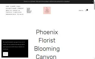 Blooming Canyon website