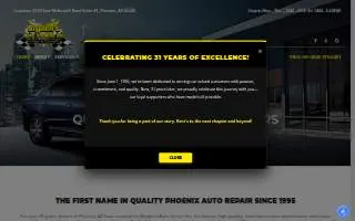 Bryden's Auto Service website