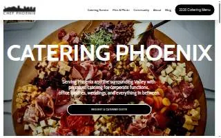 Chef Phoenix Catering website