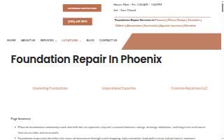 Concrete Repairman® Foundation Repair of Phoenix