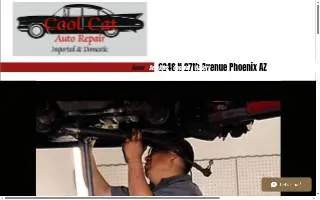 Cool Cat Auto Repair website