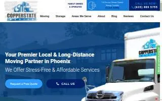 Copperstate Moving of Phoenix website