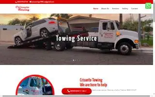 Crisanto Towing LLC website