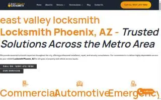 East Valley Locksmith Phoenix website