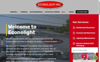 Econolight Electrical website