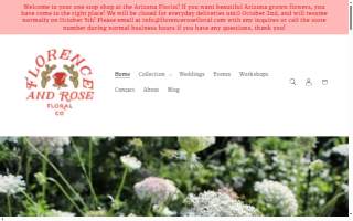 Florence & Rose Floral Co. website