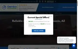 Gemba Automotive of Phoenix website