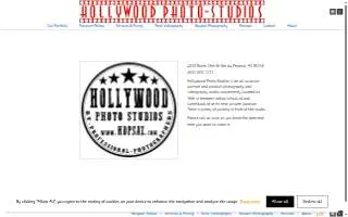 Hollywood Photo Studios website