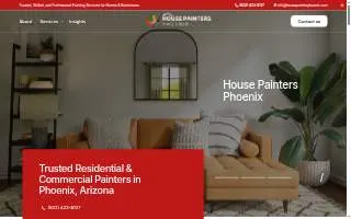 House Painters Phoenix website