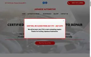 Japanese Automotive website