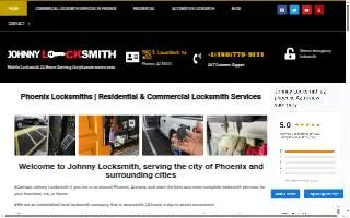 Johnny Phoenix Locksmith website