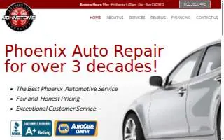 Johnston's Phoenix Auto Repair & Service website