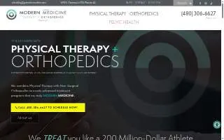 Modern Sports Medicine Physical Therapy and Orthopedics of Phoenix website