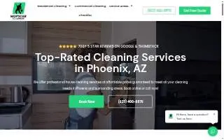 Mopstar Cleaners website
