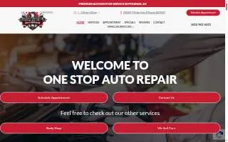 One Stop Auto Repair of Phoenix website